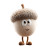 Fluffy Acorn Character Vinyl Car Decal Sticker – Waterproof & UV-Resistant 