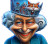 Queen Elizabeth & Cat Vinyl Car Decal Sticker – Waterproof & UV-Resistant 
