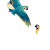 Colorful Macaw Pattern Vinyl Car Decal Sticker – Waterproof & UV-Resistant 