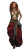 Female Pirate Portrait V3 Vinyl Car Decal Sticker – Waterproof & UV-Resistant 
