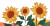 Sunflower Family Illustration Vinyl Car Decal Sticker – Waterproof & UV-Resistant 