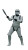 Stormtrooper Plays Pickleball Vinyl Car Decal Sticker – Waterproof & UV-Resistant 