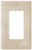 Valterra Switch Plate Cover DGSN12VP Diamond Group; Ivory; Square