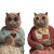 Stylish Cats Lounging Vinyl Car Decal Sticker – Waterproof & UV-Resistant 
