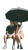 Young Couple Sharing Parasol Vinyl Car Decal Sticker – Waterproof & UV-Resistant 