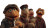 Four-Headed Muppet Flutist Vinyl Car Decal Sticker – Waterproof & UV-Resistant 