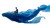 Boy On Blue Whale Vinyl Car Decal Sticker – Waterproof & UV-Resistant 