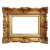 Golden Picture Frame V2 Vinyl Car Decal Sticker – Waterproof & UV-Resistant 