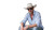 Cowboy On Porch Vinyl Car Decal Sticker – Waterproof & UV-Resistant 