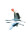 White Cranes Flying V2 Vinyl Car Decal Sticker – Waterproof & UV-Resistant 