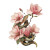 Retro Snake Magnolia Vinyl Car Decal Sticker – Waterproof & UV-Resistant 
