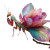 Orchid Mantis V2 Vinyl Car Decal Sticker – Waterproof & UV-Resistant 