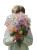 Boy With Bouquet Vinyl Car Decal Sticker – Waterproof & UV-Resistant 