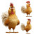 Proud Rooster Character Vinyl Car Decal Sticker – Waterproof & UV-Resistant 