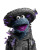 Undead Cookie Monster Vinyl Car Decal Sticker – Waterproof & UV-Resistant 