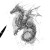 Steampunk Dragon V4 Vinyl Car Decal Sticker – Waterproof & UV-Resistant 