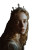 Elegant Tiara Portrait Vinyl Car Decal Sticker – Waterproof & UV-Resistant 