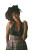 Biracial Supermodel Portrait Vinyl Car Decal Sticker – Waterproof & UV-Resistant 