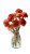 Red Carnations Vase V2 Vinyl Car Decal Sticker – Waterproof & UV-Resistant 