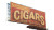 Vintage Cigar Billboard Vinyl Car Decal Sticker – Waterproof & UV-Resistant 