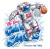Astronaut Basketball Vinyl Car Decal Sticker – Waterproof & UV-Resistant 