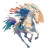 Year Of Horse Vinyl Car Decal Sticker – Waterproof & UV-Resistant 