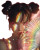 Rainbow Fractal Woman V5 Vinyl Car Decal Sticker – Waterproof & UV-Resistant 