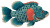 Stylized Napoleon Fish Vinyl Car Decal Sticker – Waterproof & UV-Resistant 