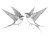 Symmetrical Swallows Design Vinyl Car Decal Sticker – Waterproof & UV-Resistant 