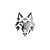 Geometric Wolf Logo V2 Vinyl Car Decal Sticker – Waterproof & UV-Resistant 
