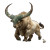 Crystal-Horned Auroch Vinyl Car Decal Sticker – Waterproof & UV-Resistant 