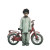 Boy With Cycle Vinyl Car Decal Sticker – Waterproof & UV-Resistant 