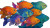Rainbow Space Fish Vinyl Car Decal Sticker – Waterproof & UV-Resistant 