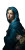 Virgin Mary Baroque Vinyl Car Decal Sticker – Waterproof & UV-Resistant 