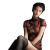 Chinese Girl Qipao Vinyl Car Decal Sticker – Waterproof & UV-Resistant 