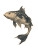 Cosmic Fish Cow Vinyl Car Decal Sticker – Waterproof & UV-Resistant 