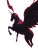 Black Winged Unicorn V2 Vinyl Car Decal Sticker – Waterproof & UV-Resistant 