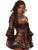 Magical Andean Woman Vinyl Car Decal Sticker – Waterproof & UV-Resistant 