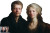 Classical Couple Portrait Vinyl Car Decal Sticker – Waterproof & UV-Resistant 