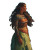 Island Warrior Woman Vinyl Car Decal Sticker – Waterproof & UV-Resistant 