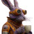 Cyberpunk Caffeinated Bunny Vinyl Car Decal Sticker – Waterproof & UV-Resistant 