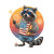 Grilling Raccoon Vinyl Car Decal Sticker – Waterproof & UV-Resistant 