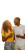 Happy Angolan Couple Vinyl Car Decal Sticker – Waterproof & UV-Resistant 