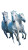 Three White Horses V2 Vinyl Car Decal Sticker – Waterproof & UV-Resistant 