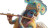 Krishna Flute Magic Vinyl Car Decal Sticker – Waterproof & UV-Resistant 