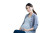 Pregnant Woman Smiling V5 Vinyl Car Decal Sticker – Waterproof & UV-Resistant 