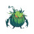 Melon Demon Vinyl Car Decal Sticker – Waterproof & UV-Resistant 
