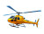 Yellow Helicopter Vinyl Car Decal Sticker – Waterproof & UV-Resistant 