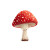 Cartoon Amanita Mushroom Vinyl Car Decal Sticker – Waterproof & UV-Resistant 
