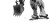 Excavator Vs Gundam Vinyl Car Decal Sticker – Waterproof & UV-Resistant 